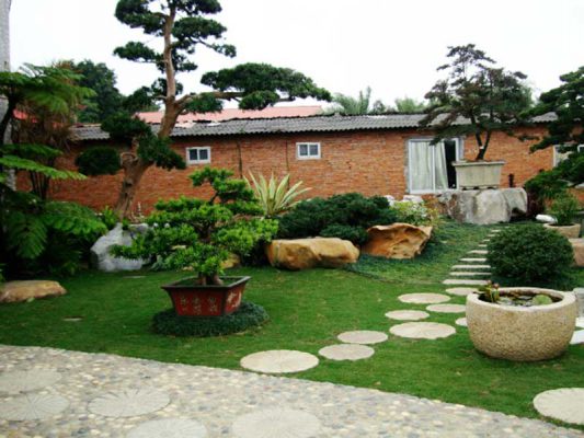 Thiết kế thi công tiểu cảnh sân vườn tại Vĩnh Phúc