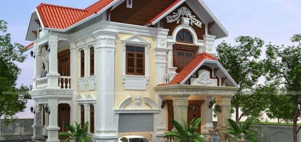 Thiết kế mẫu biệt thự 2 tầng Mini tại Vĩnh Phúc