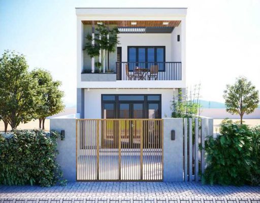 Thiết kế mẫu nhà phố 5x20 tầng lệch đẹp nhất 2021 tại Vĩnh Phúc