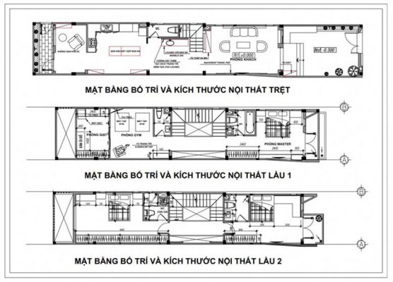 Nhà phố 3 tầng 1 tum tại Thái Bình