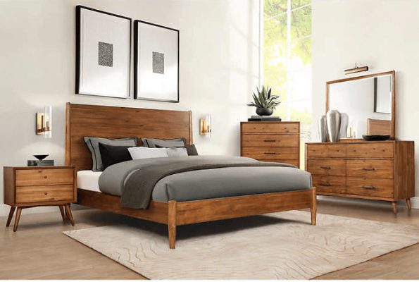 Mẫu nội thất phòng ngủ bằng gỗ đẹp sang trọng