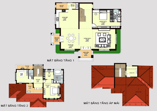 Biệt thự 2 tầng phong cách Châu Âu