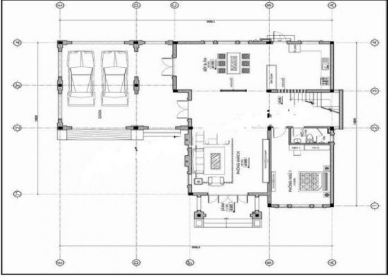 Nhà 2 tầng sân vườn phong cách Châu Âu 