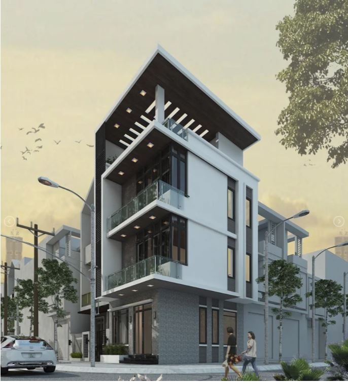 Thiết kế nhà phố 3 tầng hiện đại anh Giang – Hà Nội.
