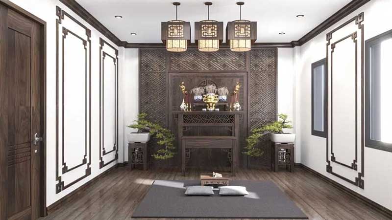Thiết kế nội thất nhà phố chị Dung Thanh Trì Hà Nội