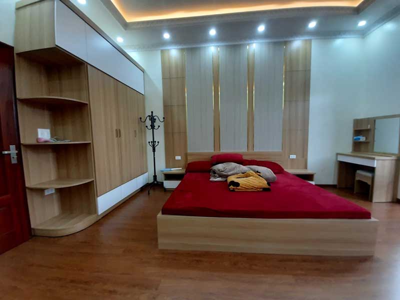 Thiết kế nội thất gỗ công nghiệp phòng ngủ tại Vĩnh Phúc