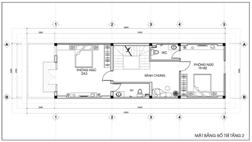 Chi tiết mẫu nhà phố 7 x 20 mét vuông tại Vĩnh Yên Vĩnh Phúc