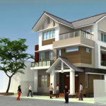 Thiết kế thi công nhà phố 9 x12m tại huyện Tam Đảo anh Sáng