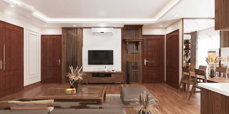 Chi tiết mẫu thiết kế nội thất chung cư VIC TOWER Vĩnh Yên Vĩnh Phúc