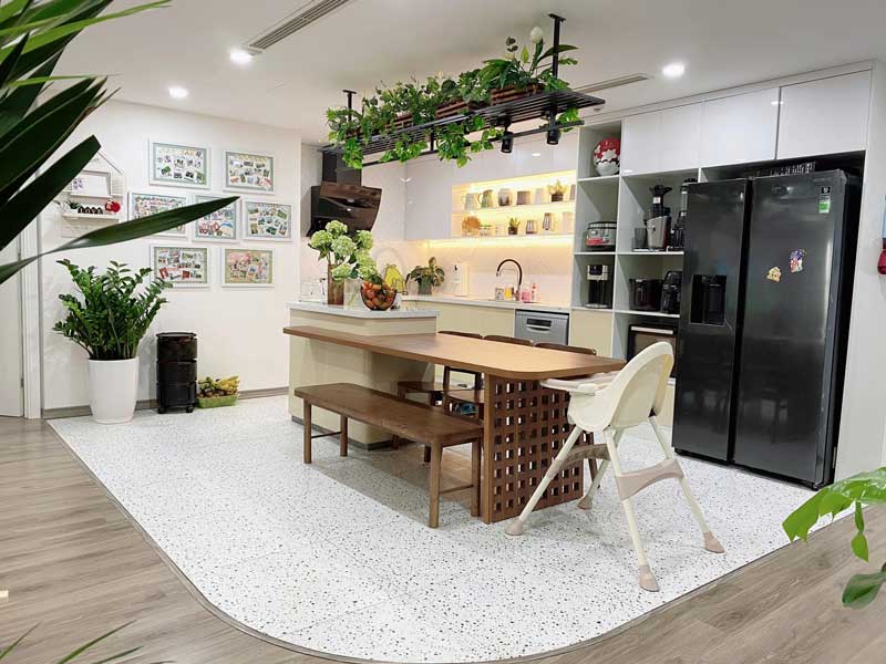 Thiết kế nội thất phòng bếp hiện đại tại Thái Nguyên