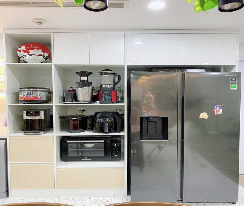 Nhận thiết kế thi công nội thất phòng bếp hiện đại tại Thái Nguyên