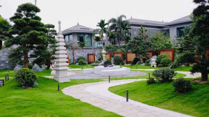 Thiết kế sân vườn tiểu cảnh tại Thái Nguyên