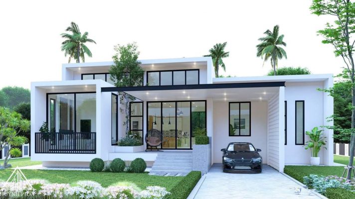 Thiết kế nhà vườn hiện đại diện tích 200m2 