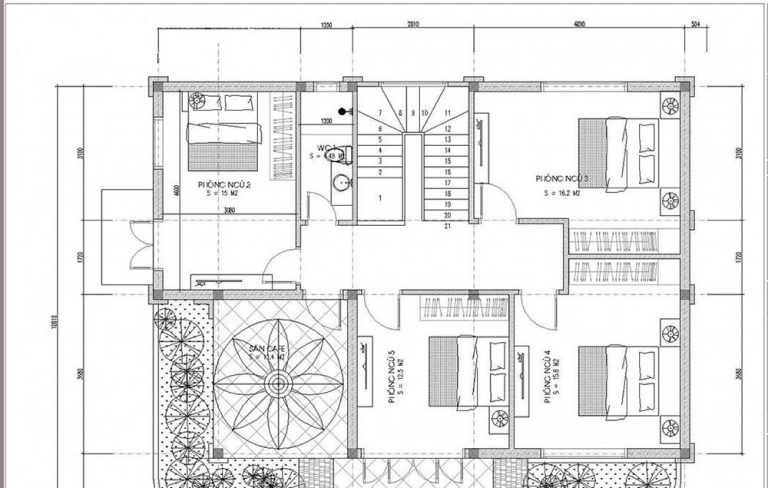 Mẫu nhà 2 tầng có phòng thờ tầng 1 đẹp chuẩn phong thủy