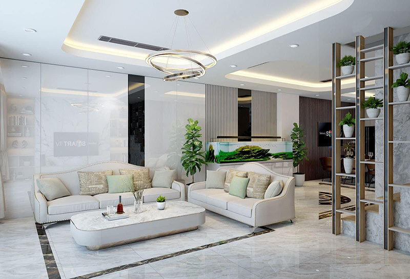 Thiết kế thi công nội thất biệt thự nội thất hiện đại tại Hoàng Mai Hà Nội