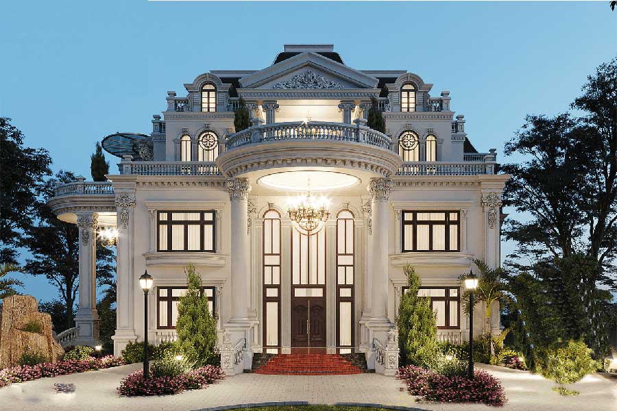 Tổng hợp các mẫu biệt thự kiểu Pháp đẹp nhất 2022 - Thiết Kế Kiến Trúc |  Thi Công Xây Dựng | Thiết Kế Thi Công Nội Thất