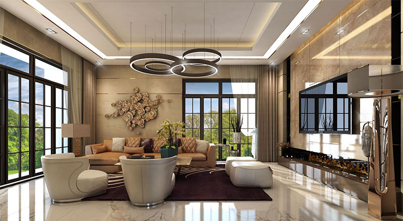 Thiết kế mẫu nội thất cho biệt thự siêu đẹp tại Mê Linh