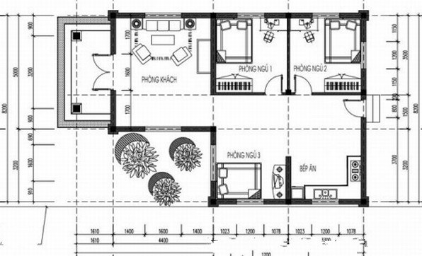 Thiết kế công năng của nhà cấp 4