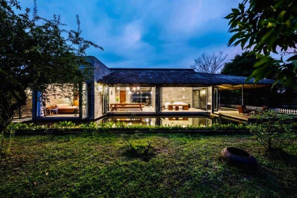Thiết kế nhà vườn cấp 4 đẹp hợp với không gian sống thôn quê tại Bắc Ninh.