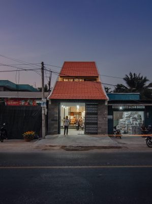 Thiết kế thi công nhà mặt phố phong cách miền tây tại Hà Nội