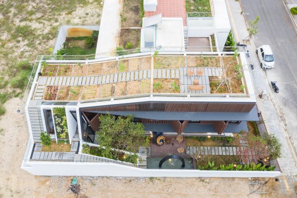 Công trình nhà ở cây xanh giữa lòng Hà Nội kiến trúc AZ