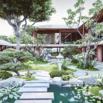 Thiết kế nhà vườn – Xu hướng hưởng thụ và nghỉ dưỡng