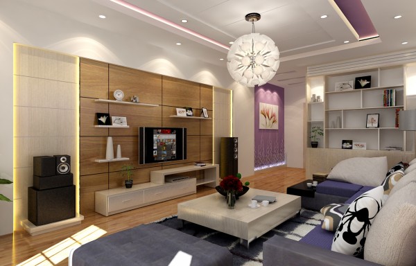 Thiết kế nội thất phòng khách căn hộ 110m2 nhà anh Hoàng Vĩnh Yên