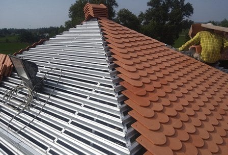Thi công khung vì kèo thép siêu nhẹ mái nhà tại Bắc Ninh