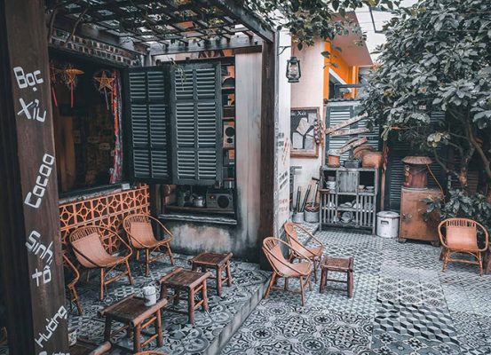 Quán cafe phong cách Hà Nội xưa