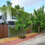 Mẫu kiến trúc mái nhà rêu phong xanh rợp ấn tượng