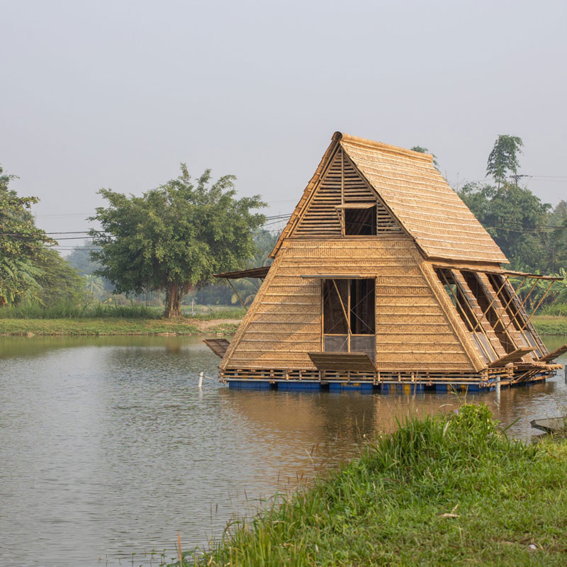Nhà tre triển lãm dành cho người dân sống vùng sông nước